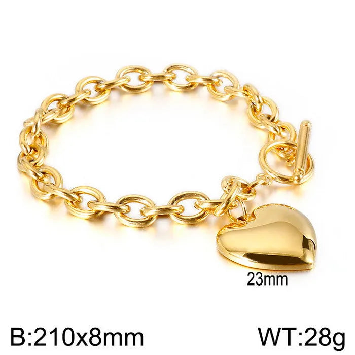 Asscher Cut 8mm Waterproof Stainless Steel Bracelet