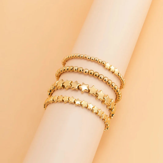 Star Bracelet Set Women's Gold/Silver Bracelets