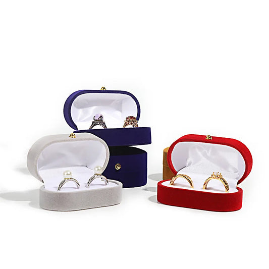 Double Slot Ring Box High End