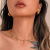 Zenat Tassel 18k Gold Plated Stainless Steel Tarnish Free