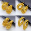 Zenat Dubai Gold Plated Hollow Earrings – Fine Jewelry