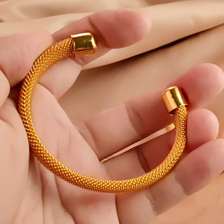 Shiny Bangles for Women Adjustable Bracelet