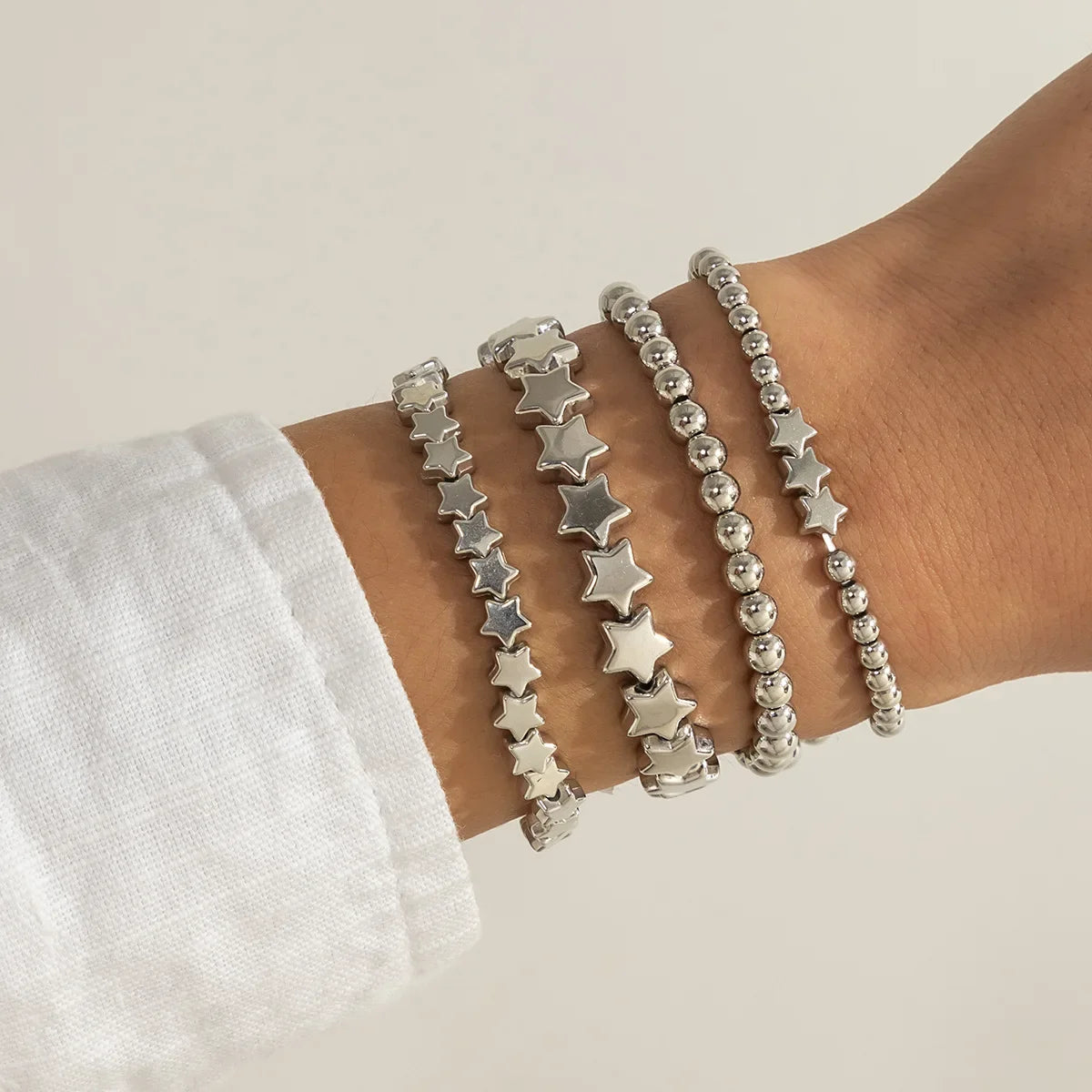 Star Bracelet Set Women's Gold/Silver Bracelets