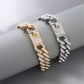 Zenat Iced Out Chunky Cuban Anklet for Women