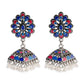 Zenat Trendy Indian Jhumka Charm Stud Earrings