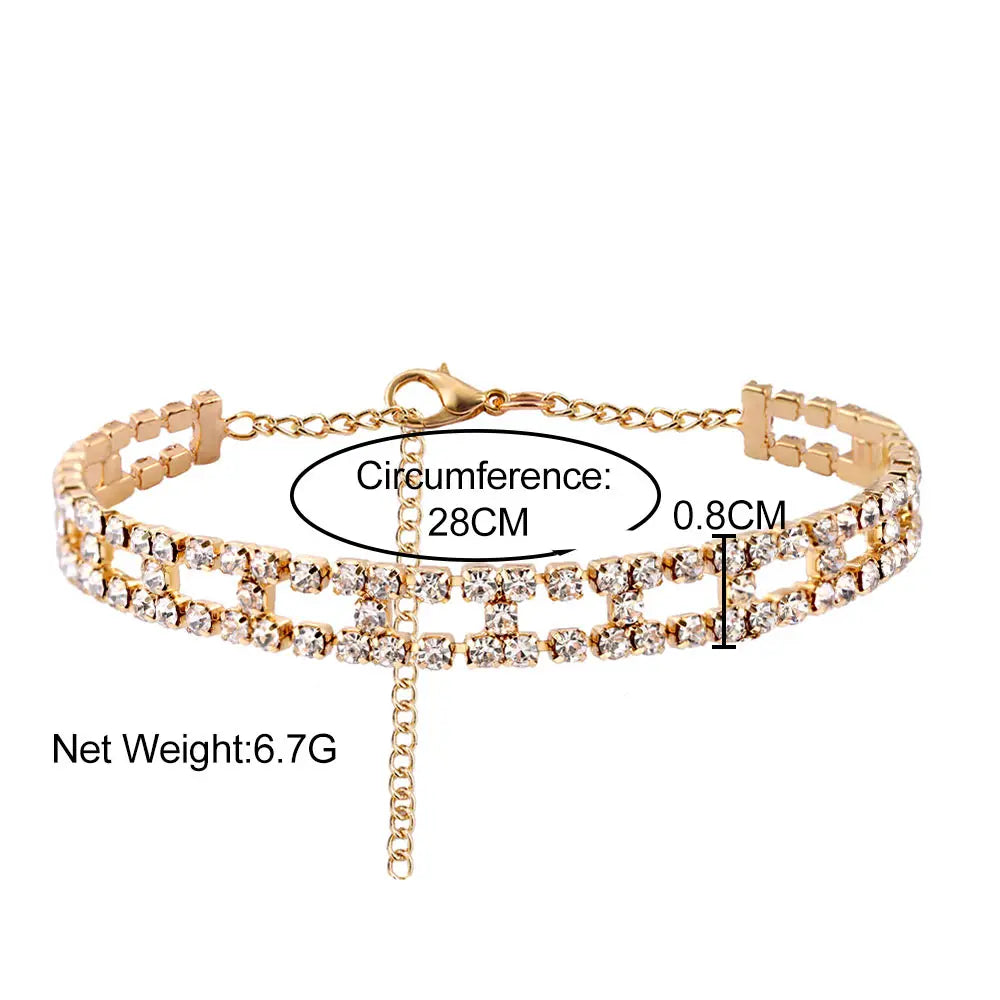 Zenat Iced Out Chunky Cuban Anklet for Women