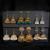 Zenat Trendy Indian Jhumka Charm Stud Earrings
