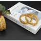 24K Gold Color Charm Bangles Adjustable