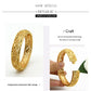 24K Gold Color Charm Bangles Adjustable