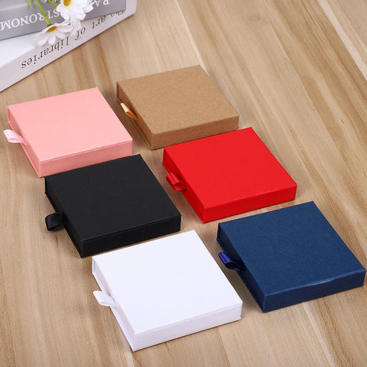 Kraft Paper Drawer Jewelry Box
