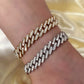 Zenat Iced Out Chunky Cuban Anklet for Women