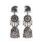 Zenat Retro Peacock Afghan Jhumka Tassel Earrings