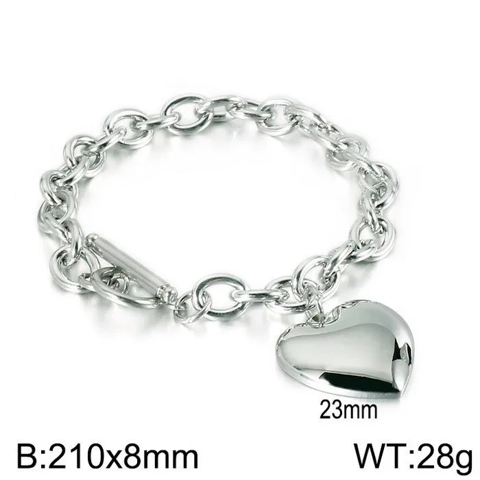 Asscher Cut 8mm Waterproof Stainless Steel Bracelet