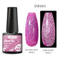 Mtssii 6ML Reflective Gel Nail Polish Shiny 14 Colors Semi-permanent UV Gel varnish Hybrid Nail Polish for Nail Art Manicure