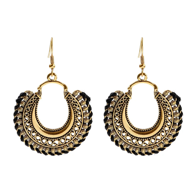 Zenat Ethnic Peacock Pearl Tassel Jhumka Earrings