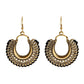 Zenat Ethnic Peacock Pearl Tassel Jhumka Earrings