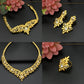 Zenat Dubai Gold Color 24k Luxury Necklace Set