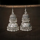 Zenat Trendy Indian Jhumka Charm Stud Earrings