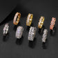 Fashion Luxury Cubic Zirconia Engagement Rings for Women Marquise Crystal Wedding Ring Party Jewelry Gift