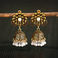 Zenat Trendy Indian Jhumka Charm Stud Earrings