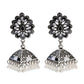 Zenat Trendy Indian Jhumka Charm Stud Earrings