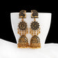 Zenat Retro Peacock Afghan Jhumka Tassel Earrings