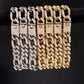 Zenat Iced Out Chunky Cuban Anklet for Women