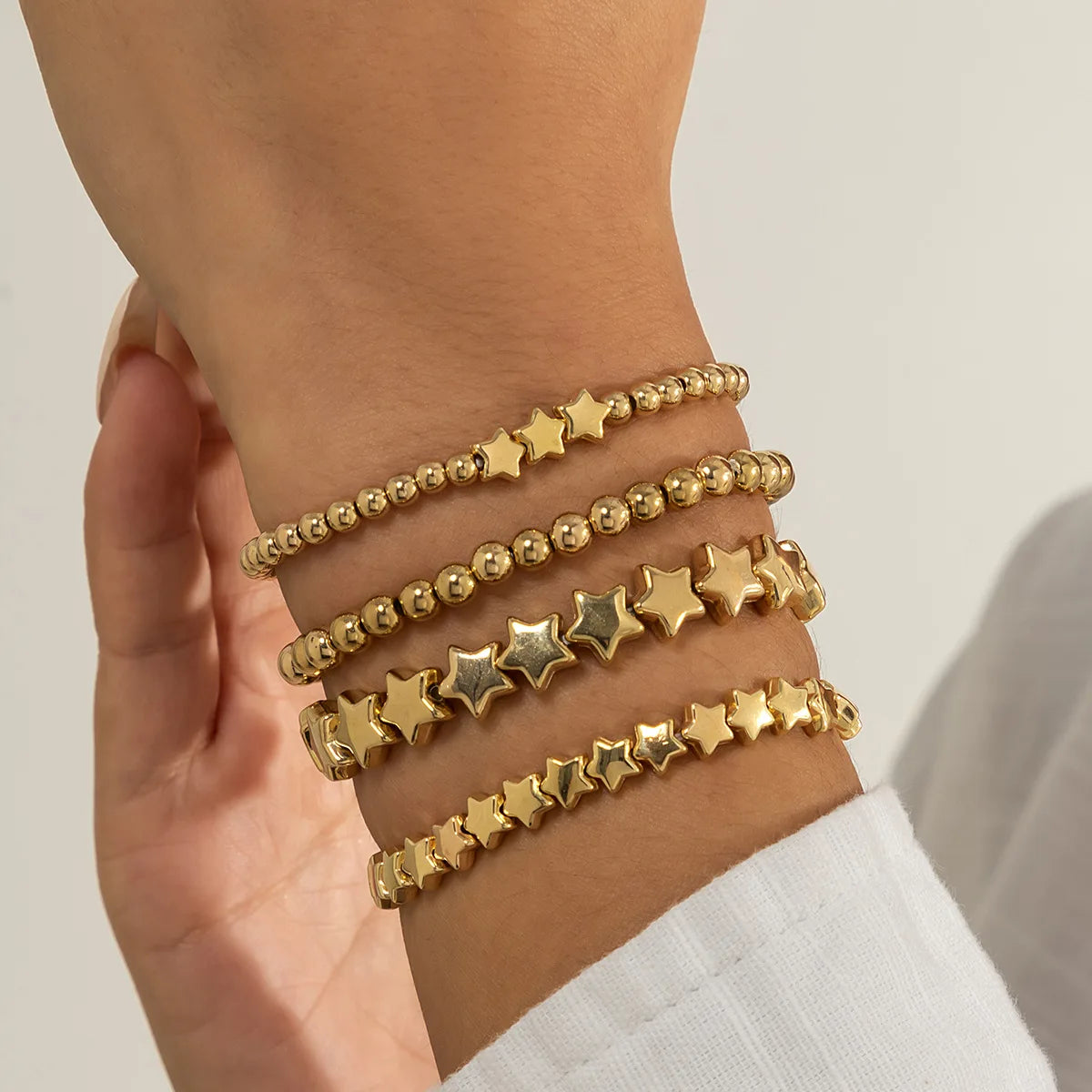 Star Bracelet Set Women's Gold/Silver Bracelets