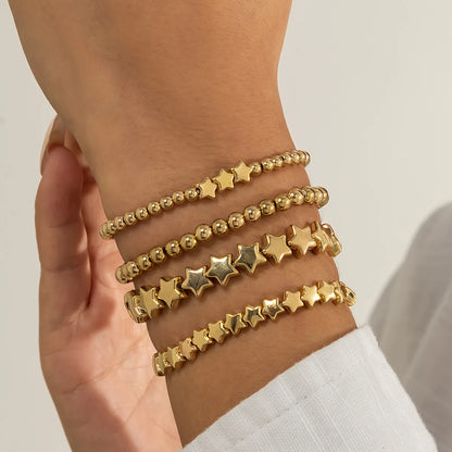 Star Bracelet Set Women's Gold/Silver Bracelets