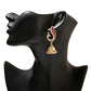 Zenat Ethnic Peacock Pearl Tassel Jhumka Earrings