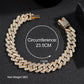 Zenat Iced Out Chunky Cuban Anklet for Women