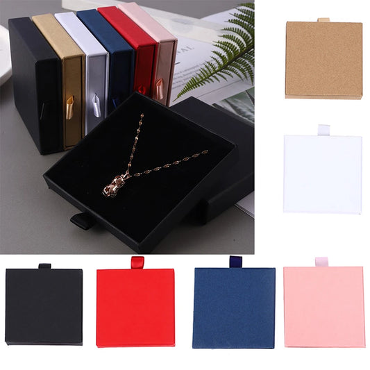 Kraft Paper Drawer Jewelry Box