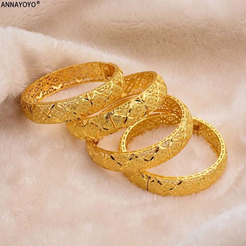 Pulseras Gold Color Bangles For Women