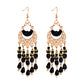 Zenat 2020 Vintage White Bead Tassel Jhumka