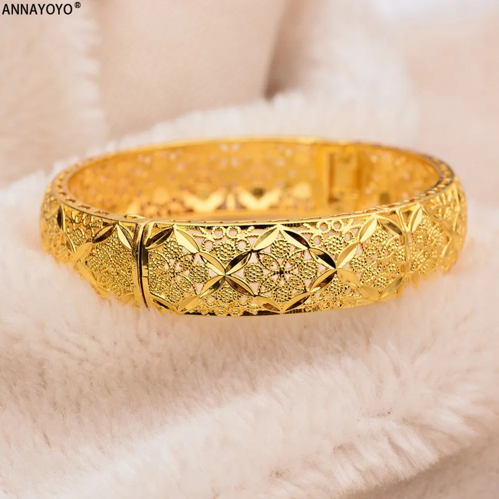 Pulseras Gold Color Bangles For Women