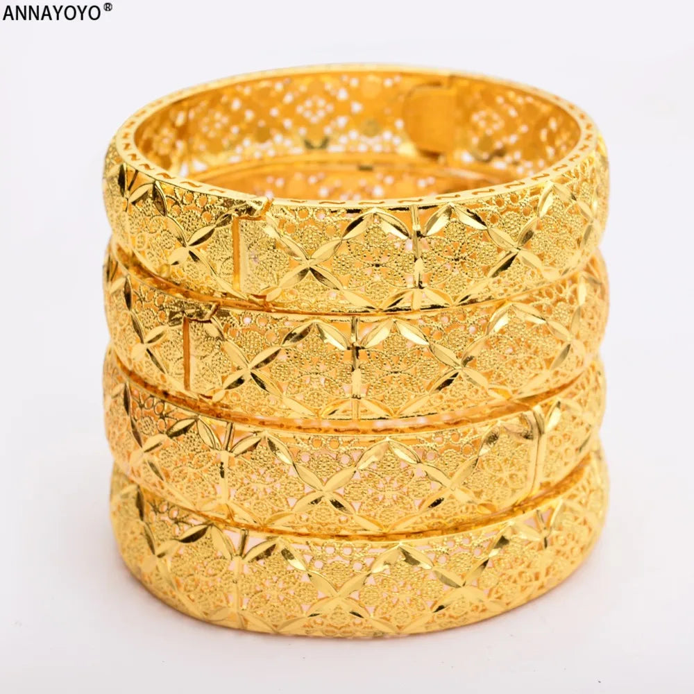 Pulseras Gold Color Bangles For Women