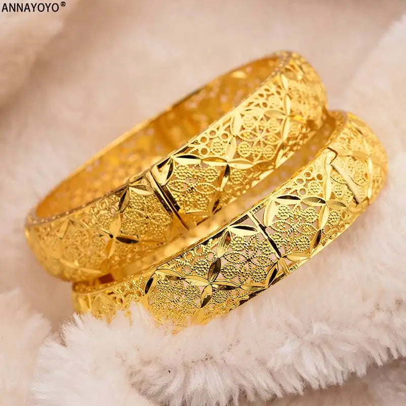 Pulseras Gold Color Bangles For Women