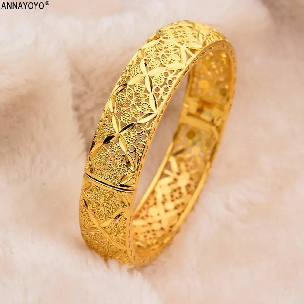 Pulseras Gold Color Bangles For Women