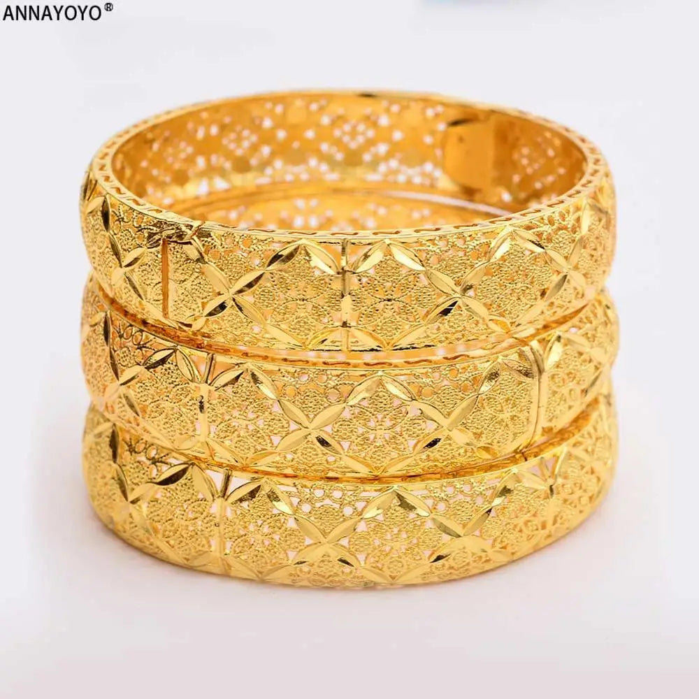 Pulseras Gold Color Bangles For Women