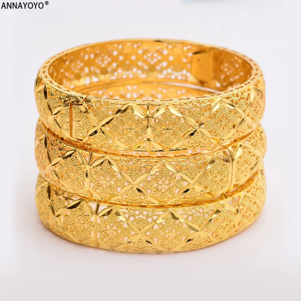 Pulseras Gold Color Bangles For Women