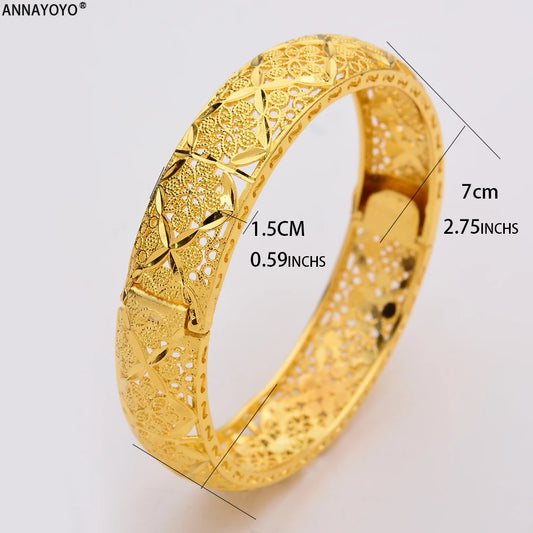 Pulseras Gold Color Bangles For Women