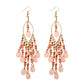 Zenat 2020 Vintage White Bead Tassel Jhumka