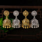 Zenat Trendy Indian Jhumka Charm Stud Earrings