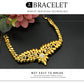 Zenat Dubai Gold Color 24k Luxury Necklace Set