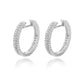 Zenat Round Hoop Stainless Steel Earrings for Women