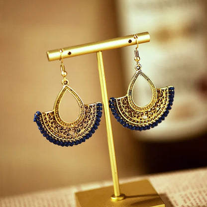 Zenat Trendy Indian Jhumka Charm Stud Earrings