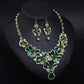 Zenat Butterfly Necklace Earrings Set