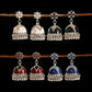 Zenat Trendy Indian Jhumka Charm Stud Earrings
