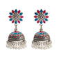 Zenat Trendy Indian Jhumka Charm Stud Earrings