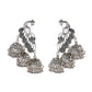Zenat Trendy Indian Jhumka Charm Stud Earrings